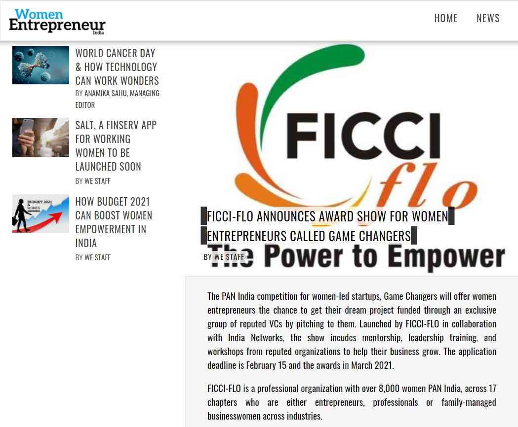 Women Entrepreneur - 6 - FICCI FLO