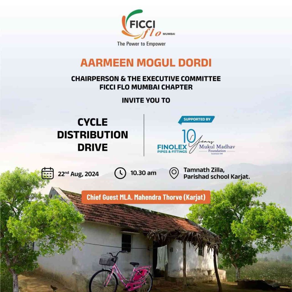 Bicycle distribution for 25 school Girls in Village School at Karjat