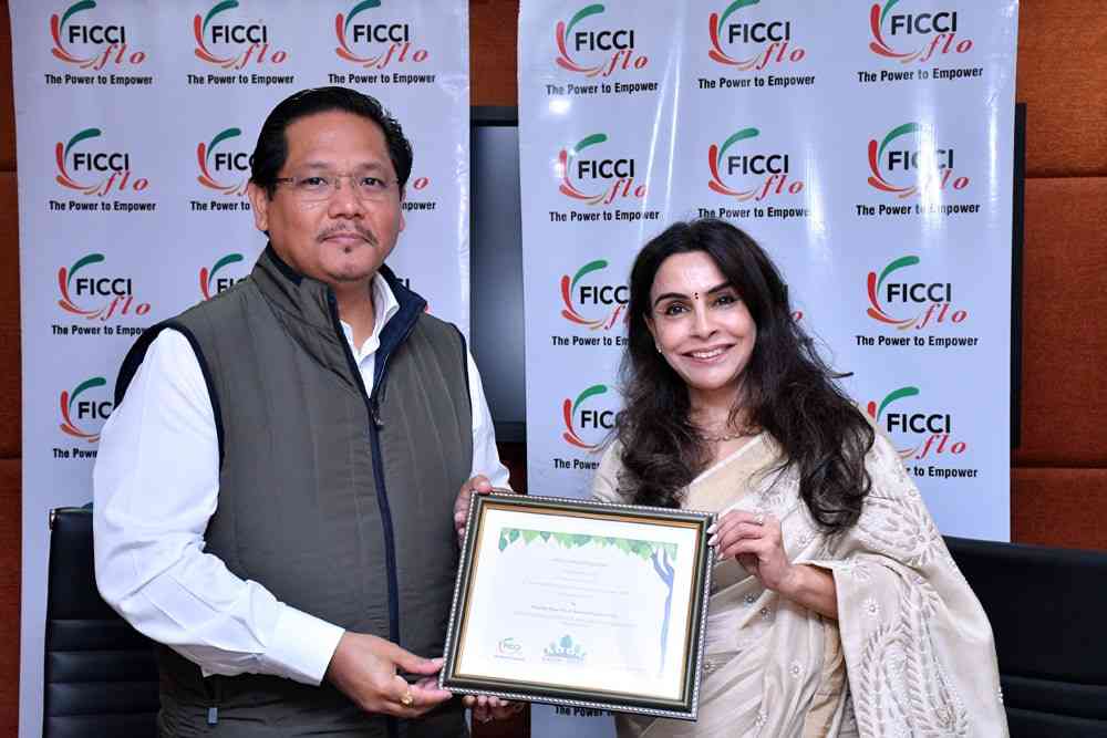 A brain storming session over lunch with Shri Conrad Sangma