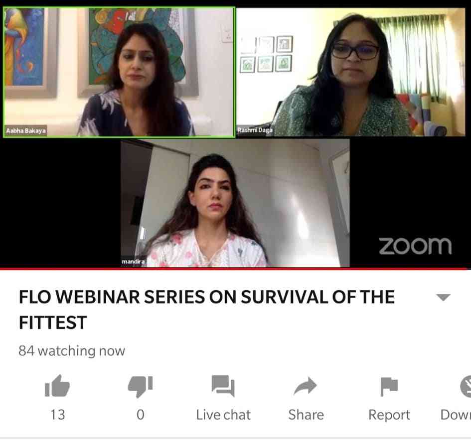 Webinar of Survival of the Fittest with Rashmi Daga