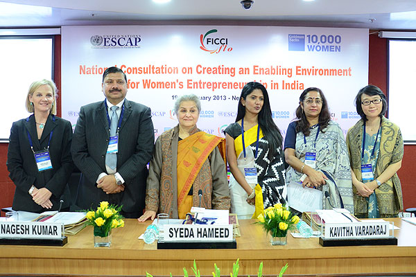 Conference on Creating an Enabling Environment for Women's Economic Empowerment through Entrepreneurship in India New Delhi:
