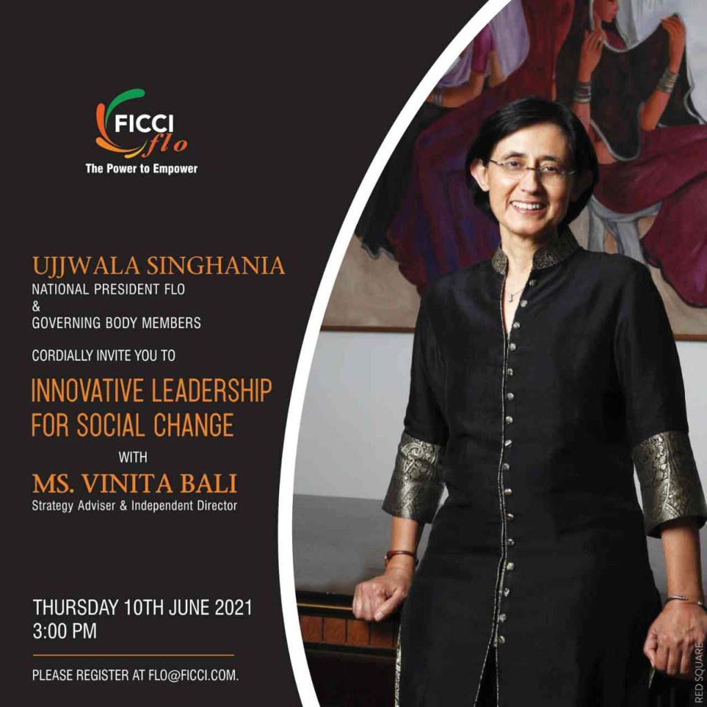Interaction with Ms.æVinitaæBaliæ onæINNOVATIVE LEADERSHIP & SOCIAL CHANGE