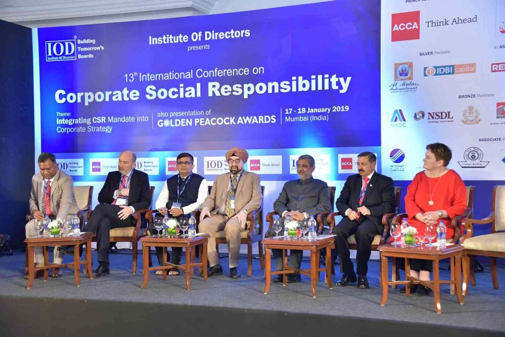Participation in Institute of Directors for 13th International Conference on Corporate Social Responsibility