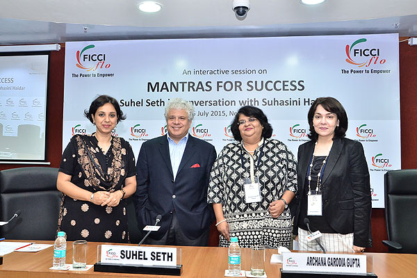 "Mantras for Success" Suhel Seth in conversation with Suhasini Haidar