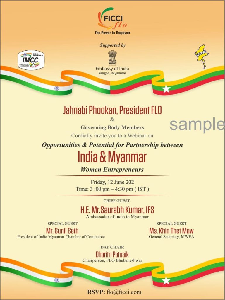 India & Mayanmar : Working Together for Creating an Enabling Environment for Women's Economic Empowerment