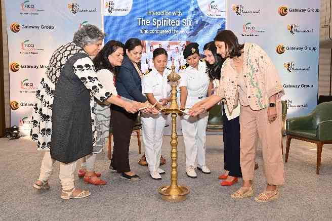 The Spirited Six Who Conquered the Seas- INVS Tarini Crew & Unveiling of the Give Back to the Society Campaign