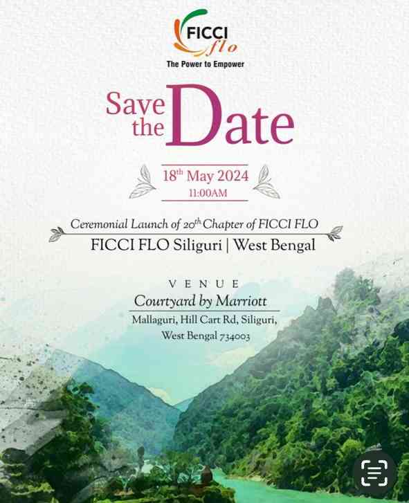 Save the date Ceremonial Launch of 20th Chapter of FICCI FLO