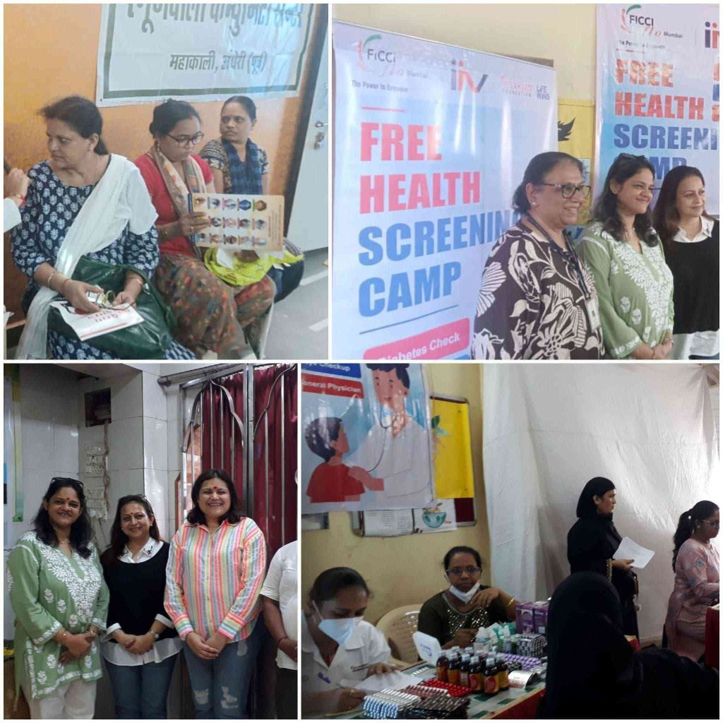 Health Screening Camp and Food Kit Distribution