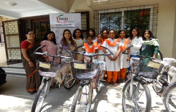 Distribution of Cycles to Girl Students