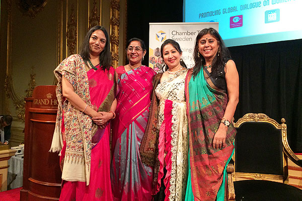 FLO Members being recognized at  International Women Entrepreneurial (IWEC) Awards 2014