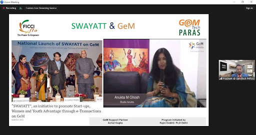Virtual Session on ïSuccess on GeM for Women EntrepreneursÍ