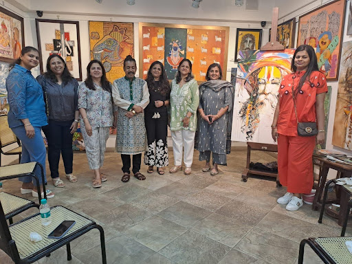 Live painting with Artist Manoj Das