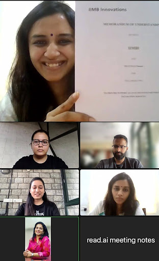 Virtual MOU Signing Women Startup Program NSRCEL - FICCI FLO Chennai