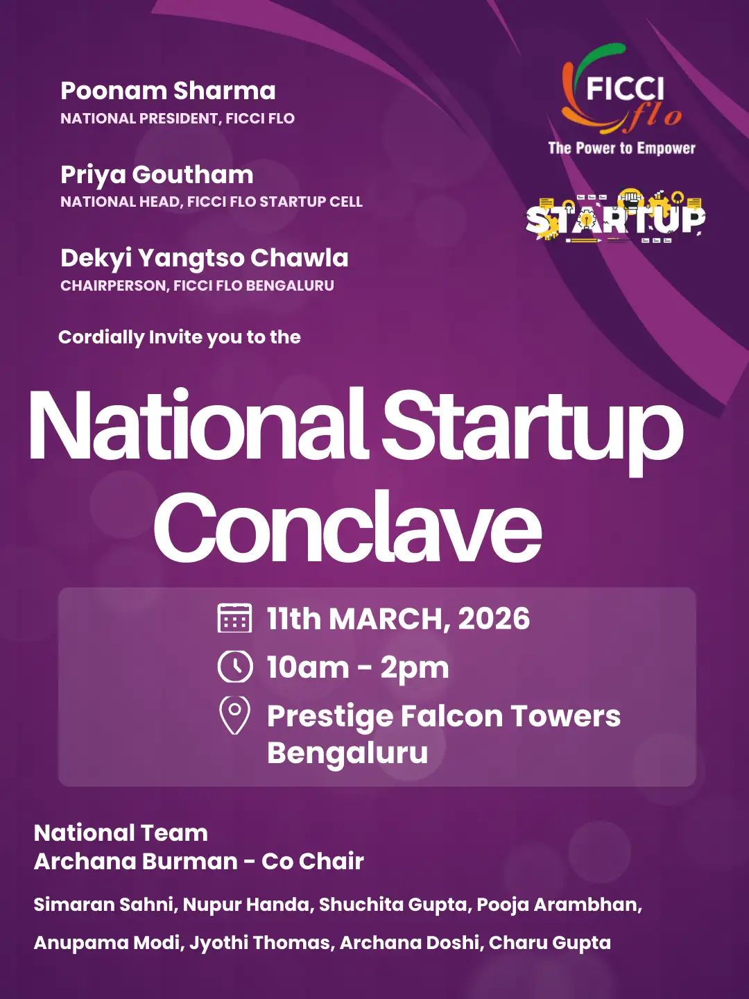 National Startup Conclave11 March 2026 - Ficci Flo