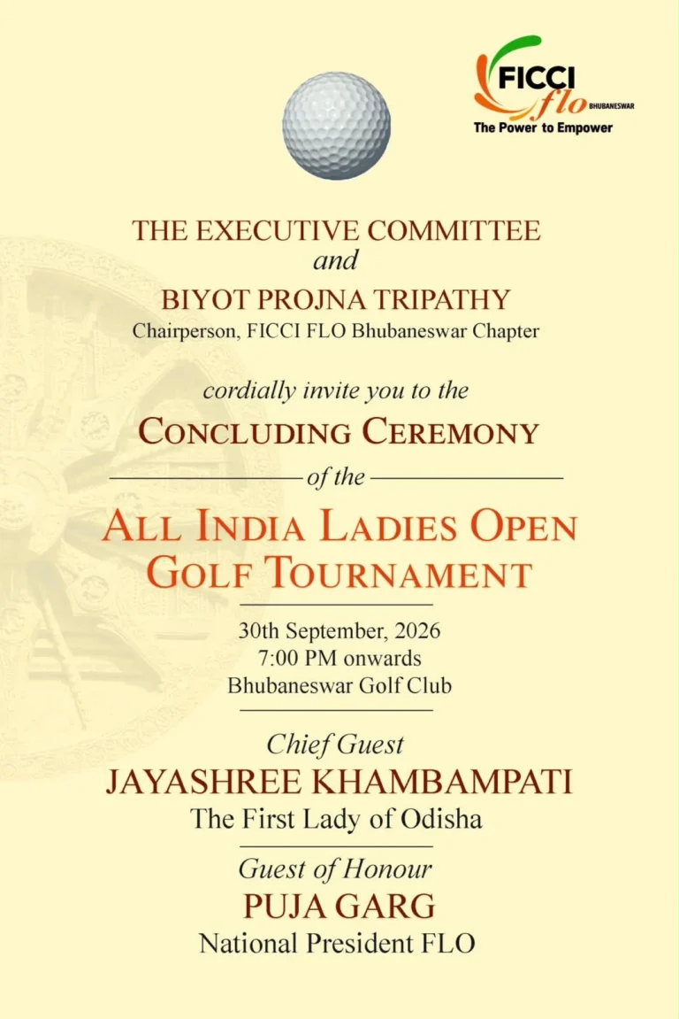 Concluding Ceremony of All India Ladies Open Golf Tournament